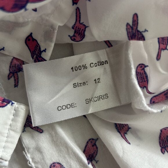 The Savile Row Company Bird Semi-Fitted Sleeveless Shirt Blouse ASO Louisa Clark - Picture 6 of 9